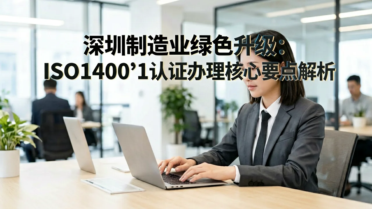 深圳制造业绿色升级:ISO14001认证办理核心要点解析