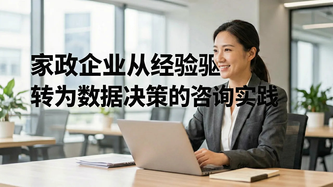 家政企业从经验驱动转向数据决策的咨询实践
